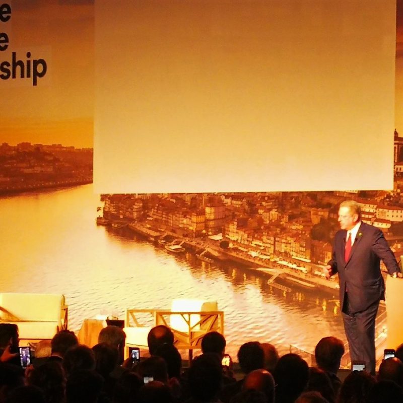 Ticketing platform for events; climate change leadership; al gore